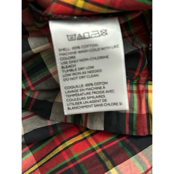 Urban Outfitters Pullover Jacket Long Sleeve Plaid Multicolour size medium - Picture 11 of 12